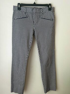 GAP Navy & White Patterned Trousers